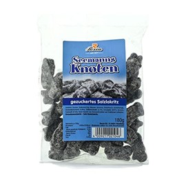 Rexim Liquorice Sailor Knot Sugared Salt Liquorice 180g Bag