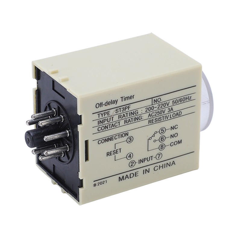 BERM Power Off Delay Relay Knob Control Timing Timer High