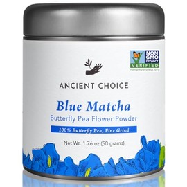 Ancient Choice Matcha Azul (50 gramos)  Té en Polvo de Flor de Guisante Mariposa  Molienda Media  Secado al Sol en Tailandia  Sin OGM  Sin Plástico...