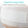 10 Pcs Water-Resistant C-Section 4"x12" Adhesive Island Bandage, Long Tummy