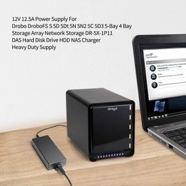 for Drobo Power Supply, TAIFU AC Adapter Charger for 12V 150W Drobo DroboFS S 5D 5Dt 5N 5N2 5C 5D3 5-Bay 4 Bay Storage Array Network Storage DR-5X-1P11 DAS Hard Disk Drive HDD NAS Charger Heavy Duty