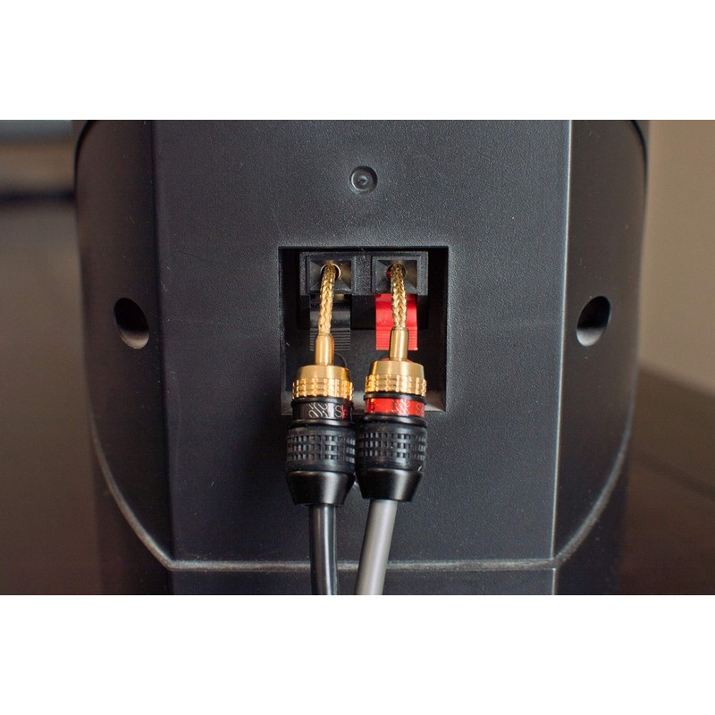 Deadbolt Flex Pin Banana Plugs for Spring Loaded Speaker Terminals,