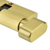 Brass Single Open Lock Cylinder with 3 Keys, 65mm Double