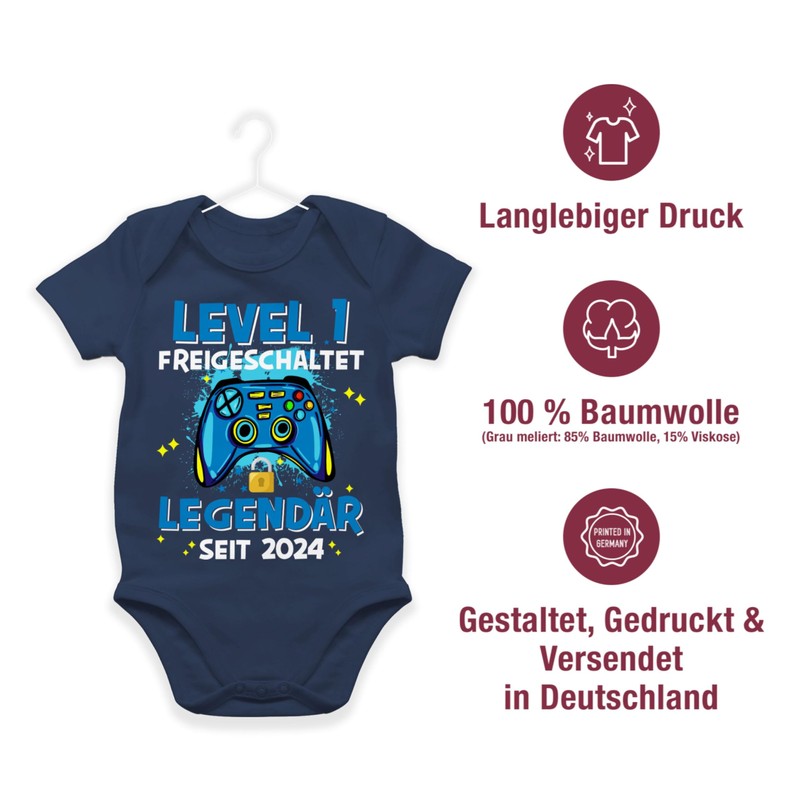 Shirtracer - Baby Bodysuit Boy Girl - 1st Birthday -