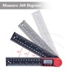 Mesee LCD Digital Angle Finder Ruler, 200mm/7 Inch Angle Finder