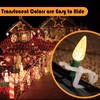 TITE 100 PCS Mini Plastic Gutter Hanging Hooks Outdoor Christmas