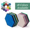 Hexagonal Acoustic Panels-12 Pack High-Density Sound Absorbing Panels 12"X10"X0.4" for