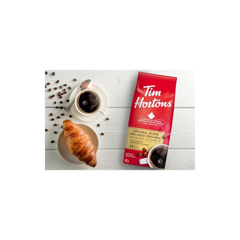 Tim Hortons Original Blend, Fine Grind Coffee, Medium Roast, Made