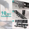 KAMIWI Adjustable Soundbar Mount,Universal Soundbar Mount,Sound Bar Mounting Bracket with
