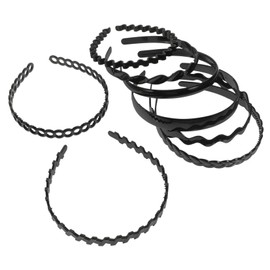 SAFIGLE 8pcs Women Headbands with Teeth Slip Plastic Hair Bands Lightweight Durable for Beach Parties Weddings Proms and Daily Wear