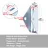 4 Pcs Solar Panel Tilt Mount Bracket for 1-5/8" Strut