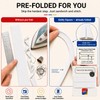 White 5m Bias Binding Tape 25mm 1 Inch Pre-Folded Single-Fold