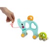 JAMARA Kidiwood 460875 Wooden Toy Pull Elephant Family, 3 Pieces,