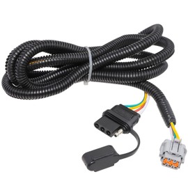 MECMO Arnés de cableado plano de 4 vías para Nissan Frontier 2005-2022 2005-2011 Nissan Pathfinder 2005-2015 Nissan Xterra 2009-2012 Suzuki Equator, paquete de remolque de fábrica requerido