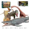 Jaysompro 5 PCS 8-15” Jumbo Dinosaur Set -Realistic Looking Dinosaur
