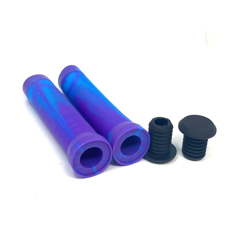 Team Dogz Bicycle Handlebar Grips, Non-Slip Soft Rubber Cycling Grips,
