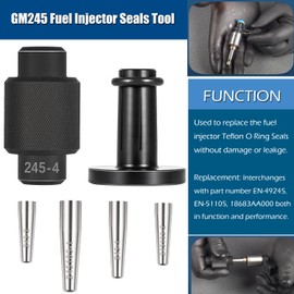 6706 Fuel Injector Rail Assembly Remover EN-49248 & GM245 Fuel Injector Seals Tools Set Fit for 2007-2014 GM Chevy Silverado Cadillac Direct Injection Engines 2.0L 3.6L 5.3L 6.2L