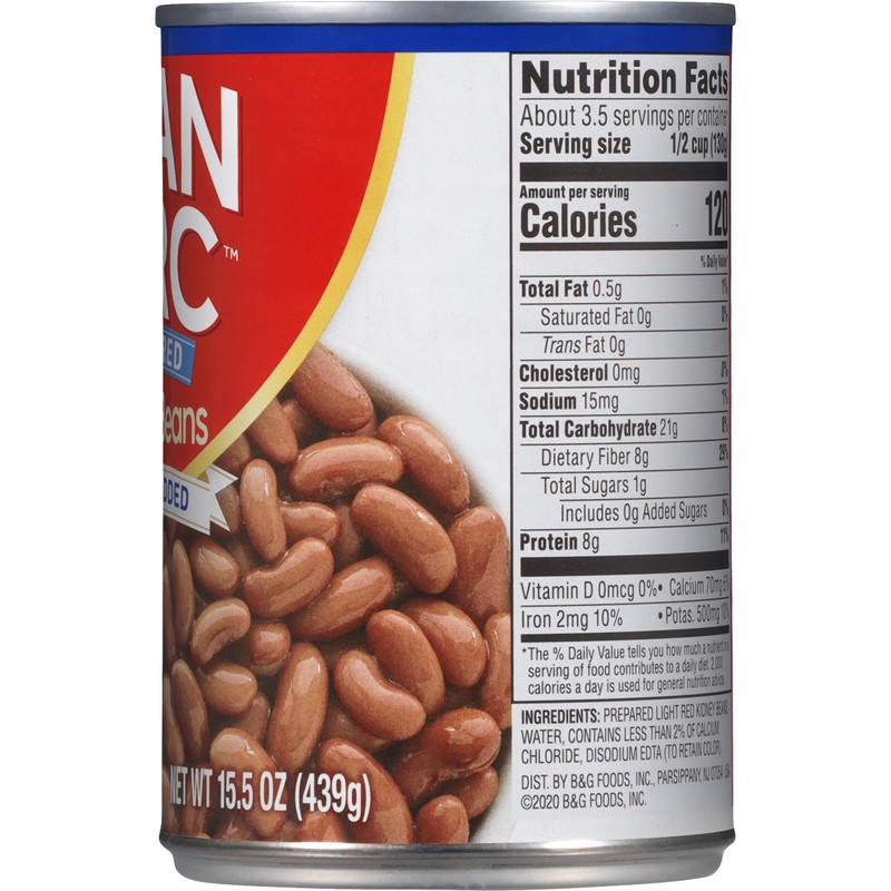 Joan of Arc Light Red Kidney Beans, No Salt Added,