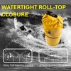 BODY GLOVE Rolltop Waterproof Dry Bag with Zippered Front Pocket,