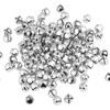 Naler Pack of 120 bells, silver metal bells for gift