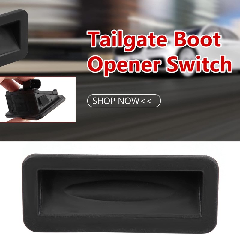 CYTGOUPER 6M5119B514AD Car Rear Door Tailgate Switch,Black ABS Material Trunk