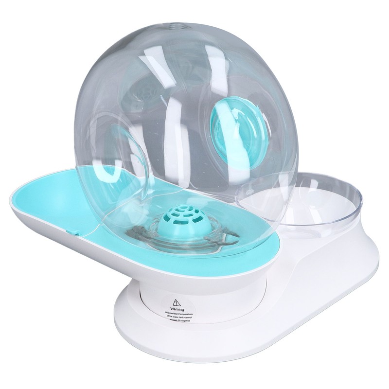 Pet Water Dispenser Food Feeder Cat Automatic Drinking Snail Shape