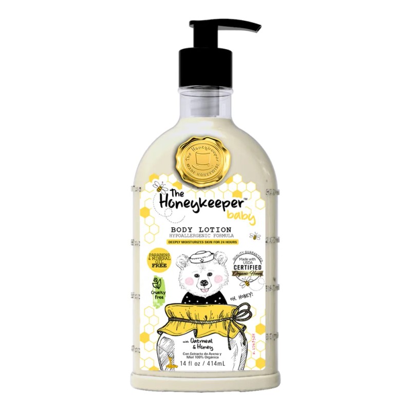 Crema Corporal Kids Avena y miel 414mL The Honeykeeper