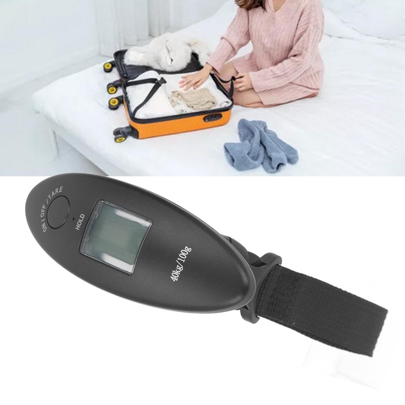 Luggage Scale Travel Digital Rechargeable Backlight LCD Display 88lb/40kg Suitcase