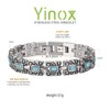 YINOX Magnetic Bracelets for Women with 12 Turquoise Bracelets, 24