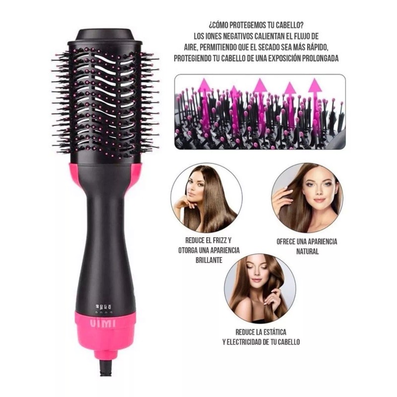 Vimi Cepillo Electrico Secador De Aire Caliente Para Cabello
