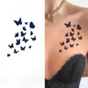 Nirbffo Butterfly Temporary Tattoo Waterproof Tattoo Women Tattoo Stickers 4