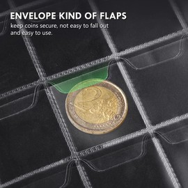 KLLJ Coin Album, Coin Storage, Scrapbook for Various Coins, Euro Coins, Scrapbook for Coins, Pressed Penny Album