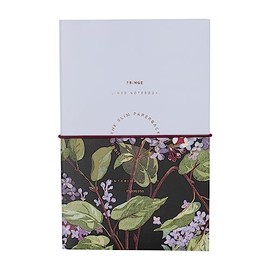 Fringe Studio Slim Paperback Journal W/Elastic Cord Closure, LILAC, 5.625" x 8.75", 120 Pages, Memento Collection (930207)