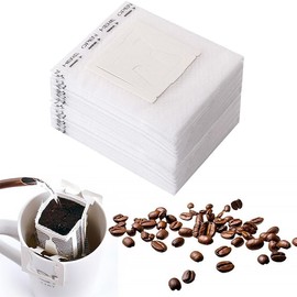 100pcs 1-2 Cup Coffee Filters, Drip Bag Filters, Hanging Ear Drip Bag Filters, Commercial Bulk Coffee Coffee Coffee Shop