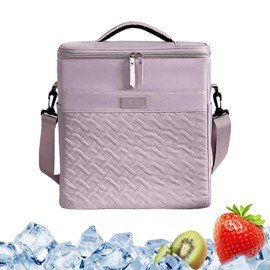 Cooler Lunch Bag - Leakproof Cooler Tote Bag Organizer - 21L Lunch Cooler for Work Picnic Outdoors, Reusable Insulated Cooler with Shoulder Strap