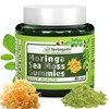 HERBOGANIC Moringa Sea Moss Gummies - Amazing Superfood Green Supplement with Fiber, Immune Support, and Moringa Leaf Powder Extract - Supplement 60 Count.