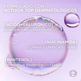 L'Oréal Paris Revitalift Glass Skin Crema líquida. Hidrata profundamente, Rellena y da Glow al Instante, con Ácido Hialurónico, Pantenol y Vitamina C,