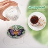 Cheriswelry 8pcs 5D DIY Diamond Painting Kits with Coaster Holder