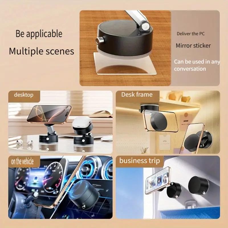 High-end 2025 new car magnetic fixed phone stand suction cup