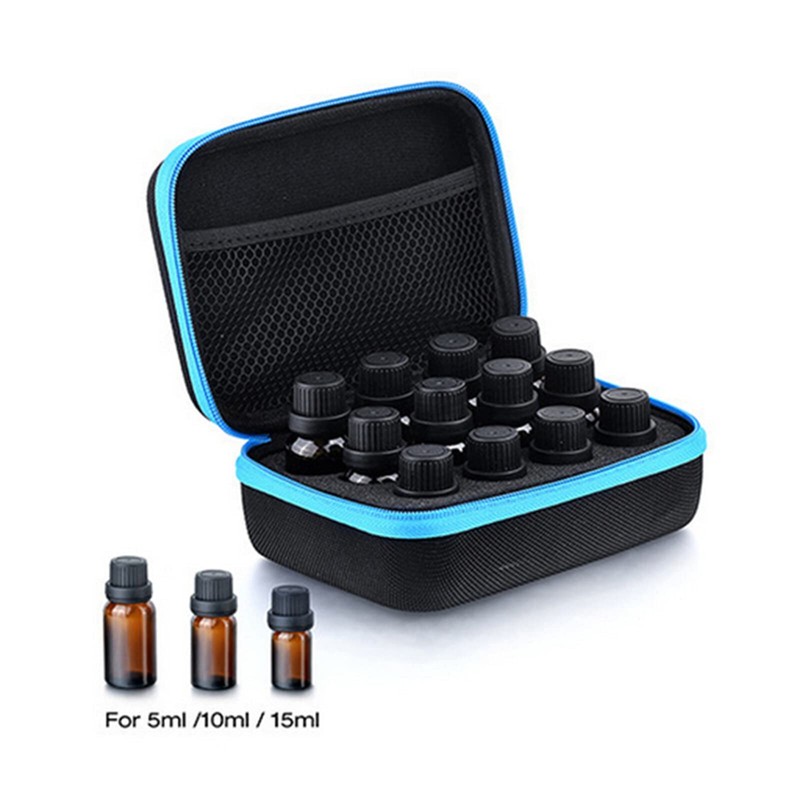 xinyee Essential Oils Carrying Case 12 Slots Essential Oil Bottles