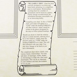 TG,LLC Treasure Gurus Large Paper Family History Tree Genetic Ancestry Chart Generation Poster Wall Hanging