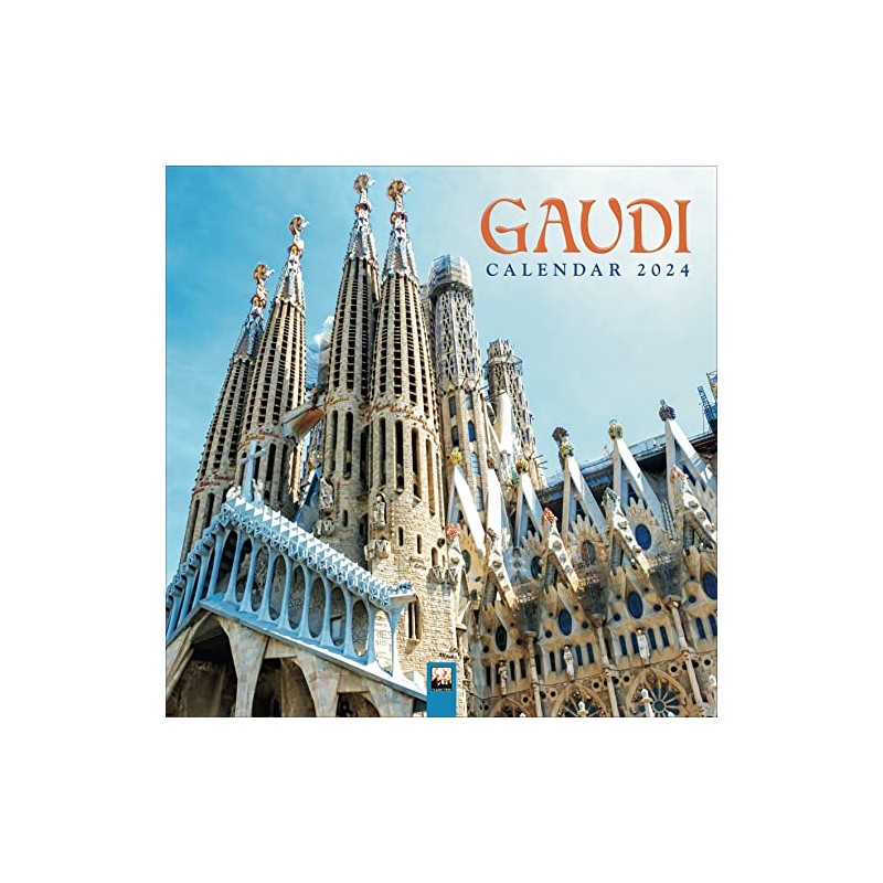 Gaudí Wall Calendar 2024 (Art Calendar)