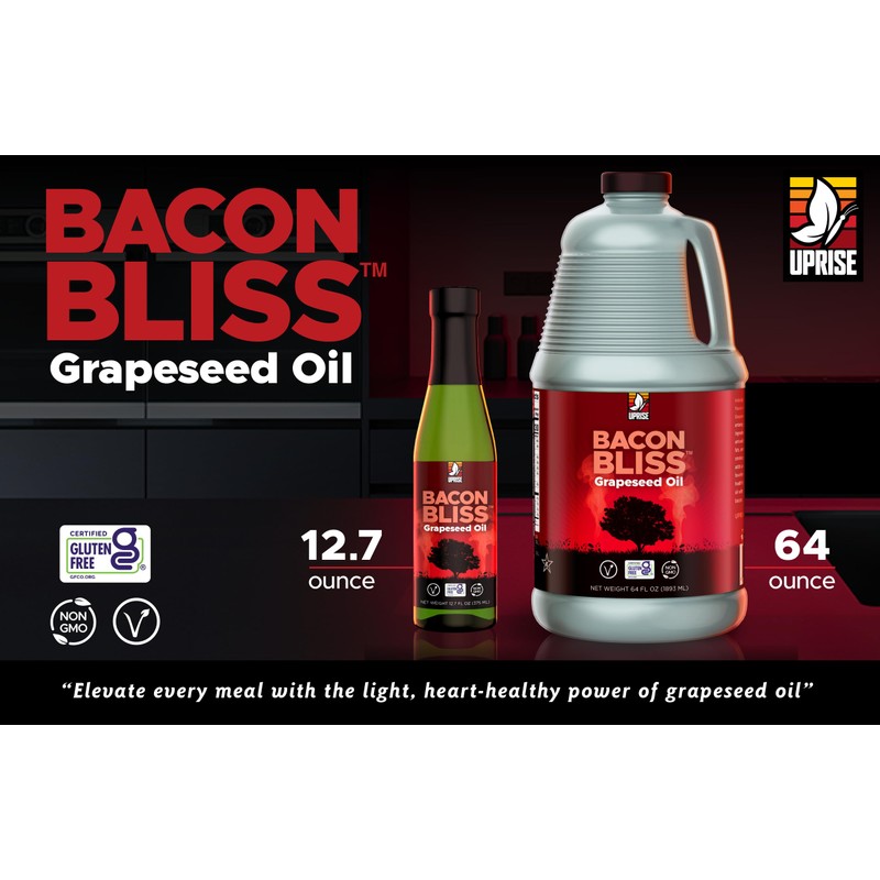 Bacon Bliss Grapeseed Oil – 64 oz Bulk Bottle |