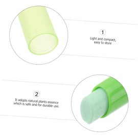 Bálsamo Labial 3g Refrescante, Hidratante y Nutritivo para Labios Esencia Natural de Plantas, Color Verde, 3g, Cuidado Labial Delicado y Fresco para Mujeres, Uso Diario