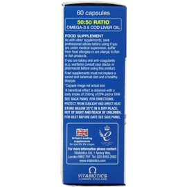 Vitabiotics Ultra Cod Liver Oil - 60 Capsules