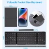Foldable Bluetooth Keyboard, USB Tri Folding PC smartphone android apple