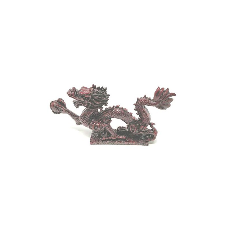Fortune Ball Red Money Dragon Feng Shui Chinese Lucky Charm