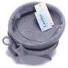 Lawliet Women Wool Felt Pillbox Fascinator Wedding Fedoras Party Gray