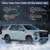 POPMOTORZ White LED Side Marker Lights Compatible With 2021 2022
