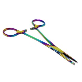 Multi Colour Color Rainbow Mosquito Hemostat Forceps 5.5" Straight Pliers Stainless Steel